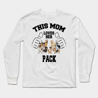 This Mom Love Her Pack Long Sleeve T-Shirt